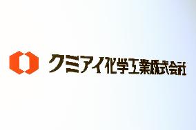 Kumiai Chemical Industry signboard and logo